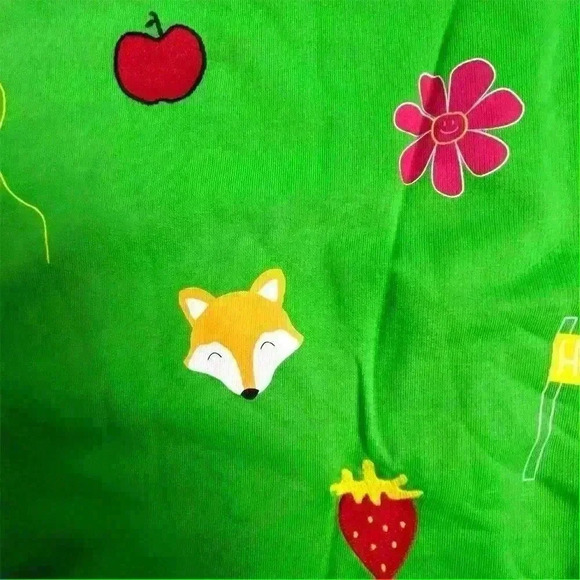 ASOS “Native Youth” Oversized Green Sweatshirt Fox Panda Embroidery Adult Small - Picture 12 of 15